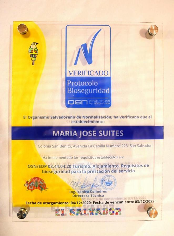 Maria Jose Suites San Salvador Exteriér fotografie